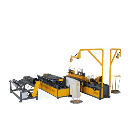 Masina automata pentru fabricare a gardului cu sarma duala